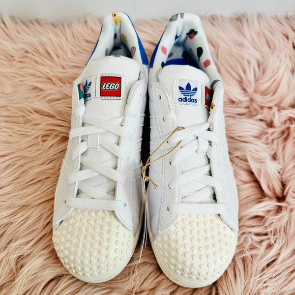 ADIDAS ORIGINALS X LEGO SUPERSTAR SNEAKERS LIMITED EDITION - Picture 2 of 11